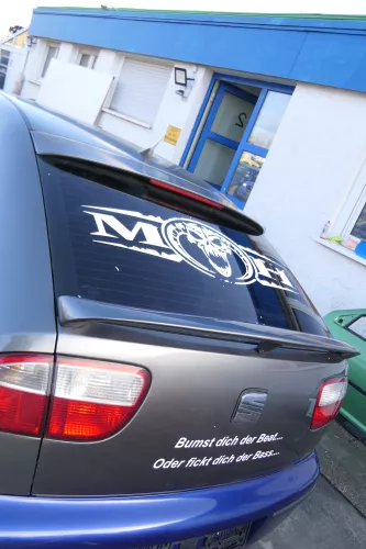 Seat Leon 1M Heckklappe Klappe hinten Kofferraumklappe grau LS7T Spoiler (173335)