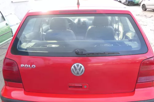Polo 6N2 Heckklappe Klappe hinten Kofferraumklappe rot LP3G Scheibe