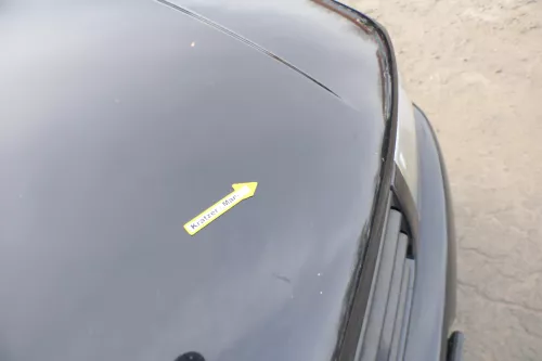 VW Polo 6N Motorhaube Frontklappe Haube vorne Klappe schwarz LC9Z blackmagic (173419)