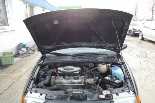 VW Polo 6N Motorhaube Frontklappe Haube vorne Klappe schwarz LC9Z blackmagic (173419)