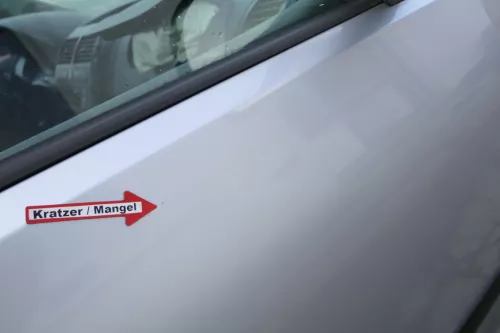 Polo 9N 9N3 Tür vorne rechts Beifahrertür 2/3-Türer silber LA7W ohneAnbauteile (173448)