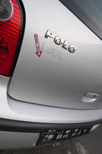 VW Polo 9N Fun Heckklappe Kofferraumklappe Klappe hinten silber LA7W metal (173449)