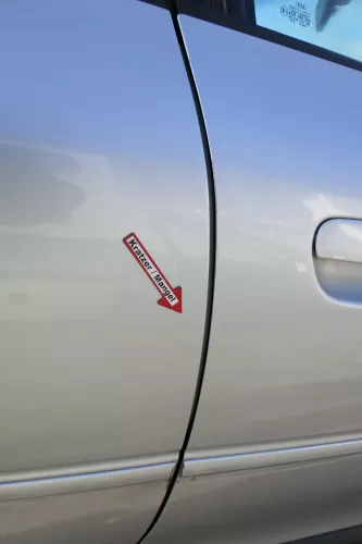 Audi A3 8L Tür Türblatt hinten rechts 4/5-Türer grau silber LY7M (173561)