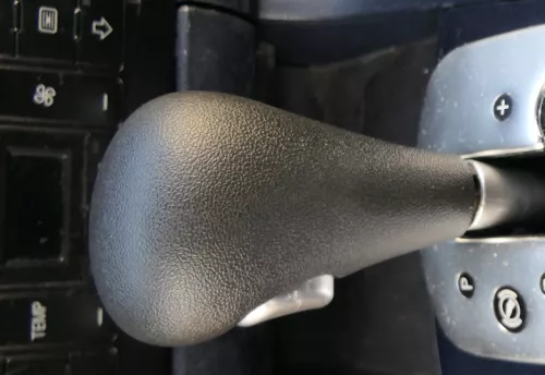 Audi A6 4B Griff Knopf Automatik Schaltknauf Schalthebel Leder schwarz soul (173596)