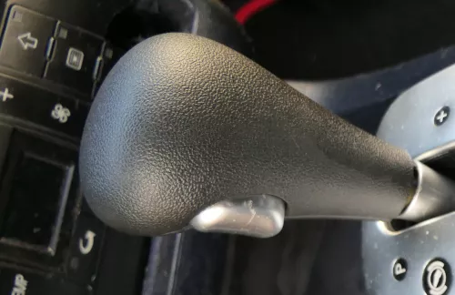 Audi A6 4B Griff Knopf Automatik Schaltknauf Schalthebel Leder schwarz soul (173596)