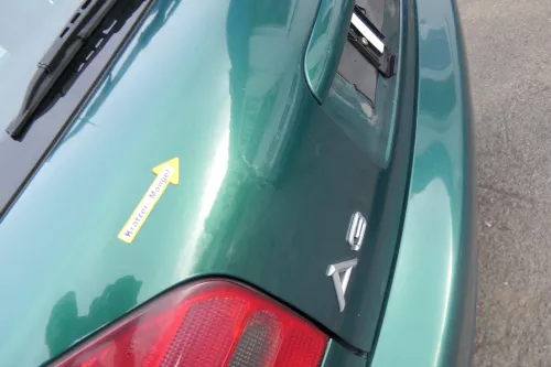 A3 8L bis cBj. ca1999 Heckklappe Kofferraumklappe Klappe hinten grün LZ6L Scheib (173633)