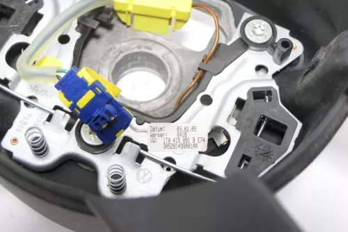 Polo 9N 9N3 Touran Fox Lenkrad 4-Speichen 1T0419091N Leder Lederlenkrad (173668)