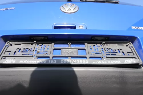 VW Lupo Stoßstange hinten Heckstoßstange Stoßfänger blau LW5Z (173908)