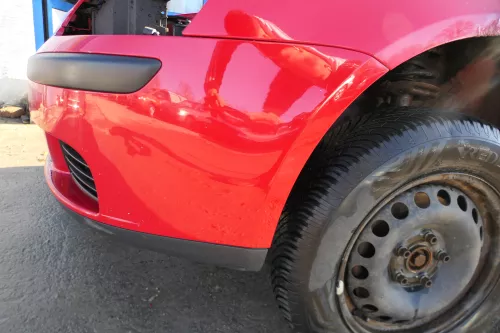 VW Golf 5 1K V Stoßstange vorne Frontoßstange Stoßfänger rot LY3D (174000)