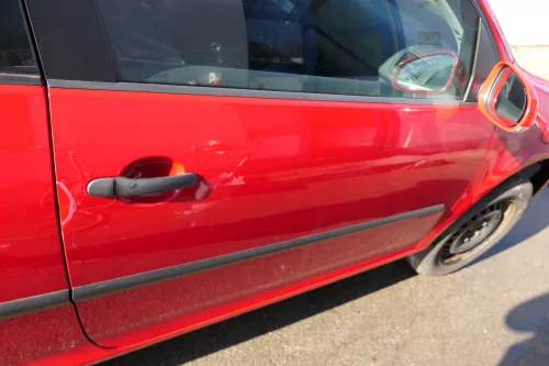 Golf 5 V 1K Tür Türblatt vorne rechts Beifahrertür 2/3-Türer rot LY3D (174002)