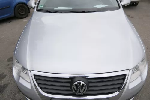 Passat 3C Motorhaube Klappe vorne vorn Haube silber grau LA7W reflexsilber -ROST