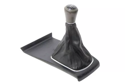 Audi A6 4B Schaltknauf Schaltsack Schaltknüppel original 5-Gang Leder (174138)