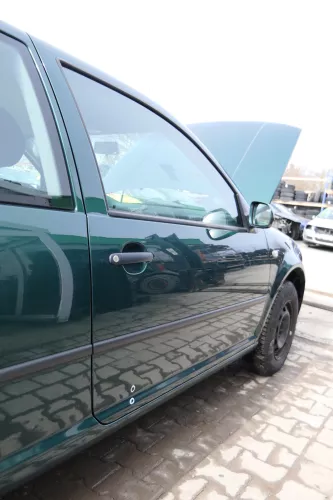 VW Golf 4 Tür vorne rechts Beifahrertür 2/3-Türer grün LC6M ohneAnbauteile (174419)