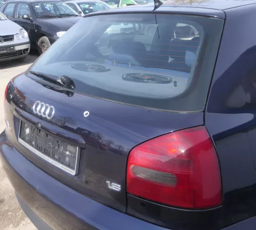 A3 8L bis cBj. ca1999 Heckklappe Kofferraumklappe Klappe hinten blau LZ5L Scheib (174446)