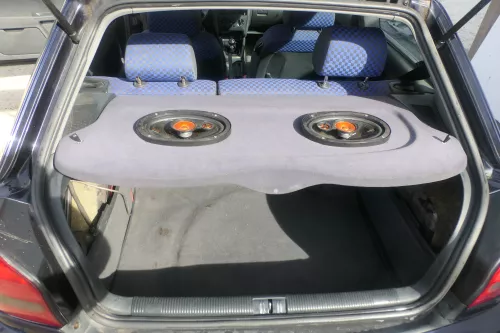 A3 8L Hutablage Abdeckung Kofferraum Abdeckung hinten dunkel Lautsprecher