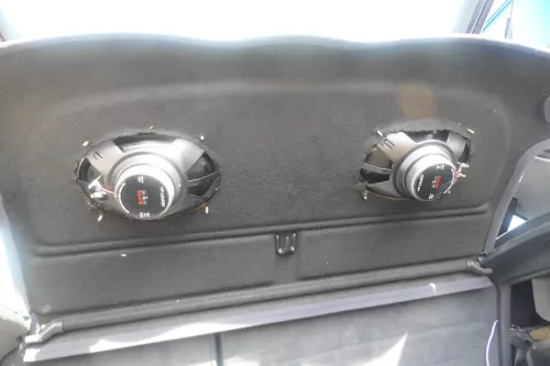 A3 8L Hutablage Abdeckung Kofferraum Abdeckung hinten dunkel Lautsprecher (174448)