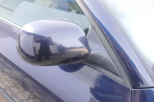 Audi A3 8L elektrischer Spiegel Außenspiegel rechts blau lila LZ5L + Glas