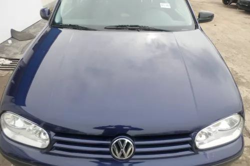 VW Golf 4 Motorhaube Haube Klappe vorne blau LB5N indigoblau