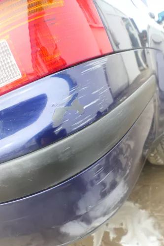 VW Golf 4 Kombi Avant Stoßstange hinten Heckstoßstange Stoßfänger blau LB5N (174503)