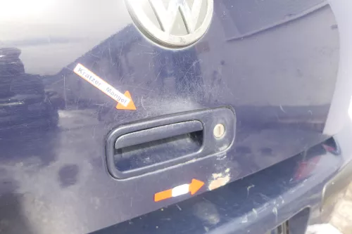 VW Golf 4 Limousine Heckklappe Kofferraumklappe Klappe hinten blau LA5G -ohneAnb (174535)