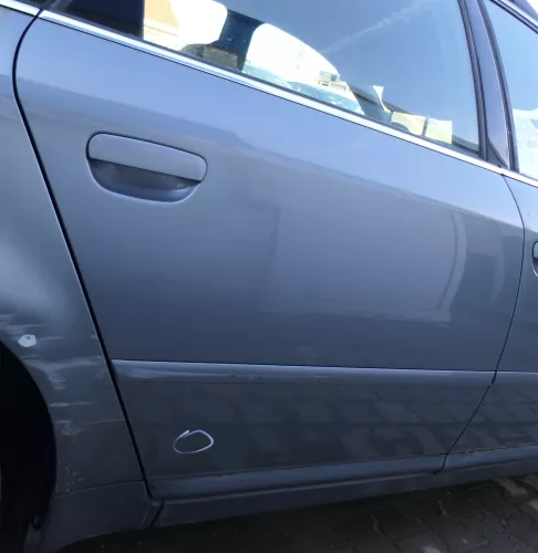 Audi A6 4B C5 Tür Türblatt hinten rechts grau LY7L (174546)