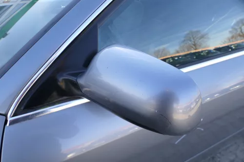 Audi A6 4B Spiegel Außenspiegel links elektrisch grau LY7L mit GLAS