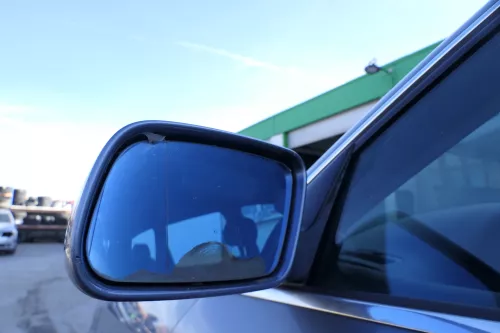 Audi A6 4B Spiegel Außenspiegel links elektrisch grau LY7L mit GLAS (174551)