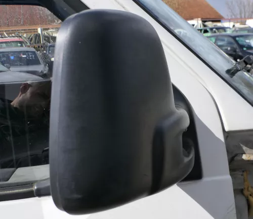 VW T4 mechanisch Spiegel Außenspiegel rechts Glas schwarz 701857508 origi matt (174607)