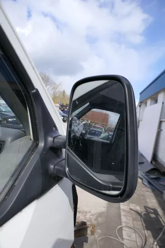 VW T4 mechanisch Spiegel Außenspiegel rechts Glas schwarz 701857508 origi matt (174607)