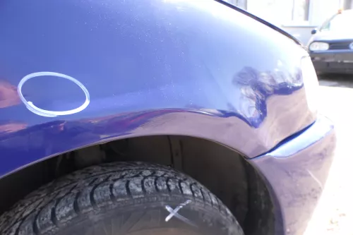 VW Polo 6N 6N1 Kotflügel vorne rechts LD5D blau lila  (174810)