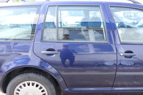 VW Golf 4 Bora Tür hinten rechts nur Kombi / Variant blau LB5N indigoblau