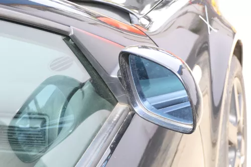 Golf 4 Bora elektrischer Spiegel vorne rechts Außenspiegel schwarz L041 Glas