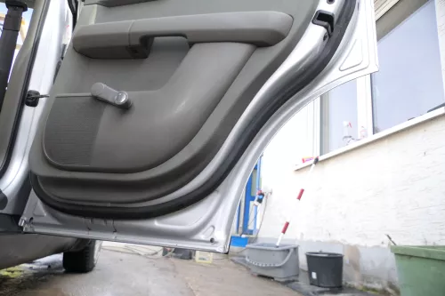 Audi A2 8Z Türverkleidung Verkleidung Tür hinten rechts swing dunkelgrau (175272)