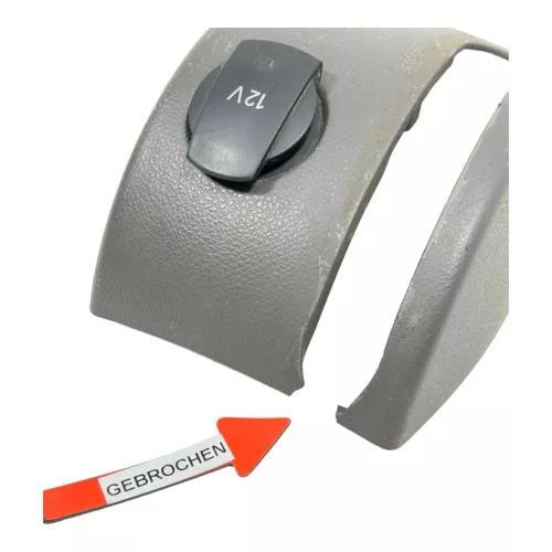 Audi A2 8Z Abdeckung um Handbremse Zigarettenanzünder swing dunkelgrau (175288)