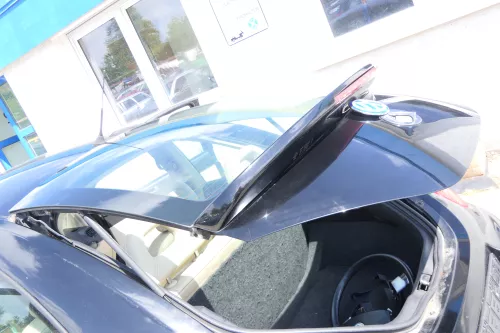 VW New Beetle 1C 9C Heckklappe mit Scheibe Klappe hinten schwarz L041 (ohneSchlo (175360)