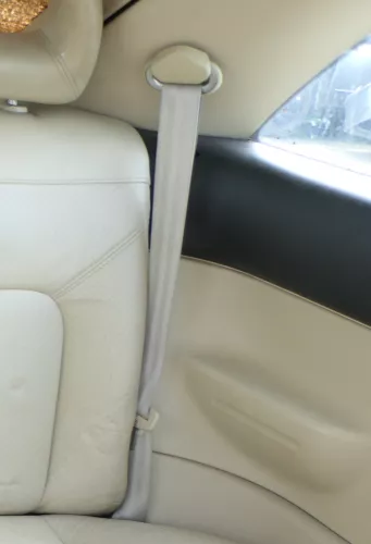 VW New Beetle Gurt hinten links creme beige besch