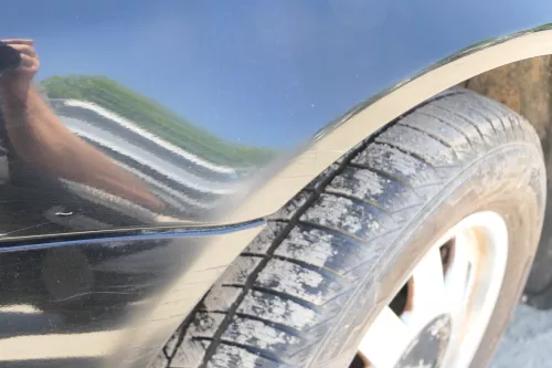 Audi A4 B5 (ab ca Ende1999 Facelift) Kotflügel vorne links schwarz LZ9W (175437)