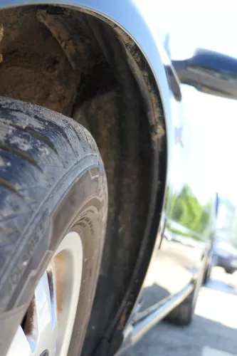 Audi A4 B5 (ab ca Ende1999 Facelift) Kotflügel vorne links schwarz LZ9W (175437)