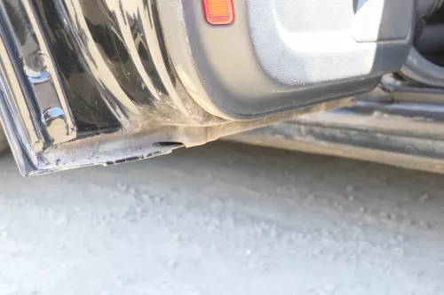 Audi A4 B5 Tür nur Türblatt hinten links schwarz LY9B - Facelift   -  ROST (175439)