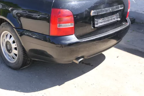 Audi A4 B5 Limousine Limo Stoßstange hinten Heckstoßstange schwarz LY9B Facelift (175441)