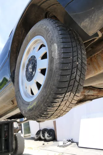 4x Audi A4 8E A6 4B Alufelgen 195/65R15 91T Winterreifen Reifen 5-7mm 4B0601025N (175454)