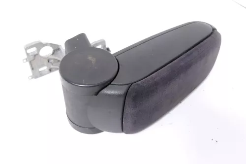 VW Passat 3B Mittelarmlehne Armlehne Lehne Mitte Original Leder schwarz - Mängel (175559)