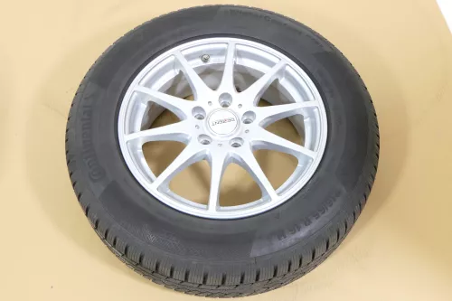 4x Golf 5 6 Alufelgen 215/65R16 98H Winterreifen Reifen 6mm KBA 49925 Dezent (175618)