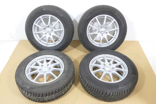 4x Golf 5 6 Alufelgen 215/65R16 98H Winterreifen Reifen 6mm KBA 49925 Dezent (175618)