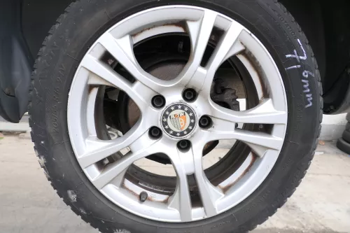 4x Passat 3BG A6 4B Alufelgen Felgen KBA 47127 7jx16H2 ET48 Platin - OHNE Reifen (175644)