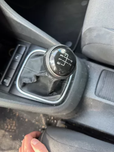 VW Golf 6 Schaltknauf Schaltsack Schaltung Schaltknüppel original 5-Gang Leder (175709)