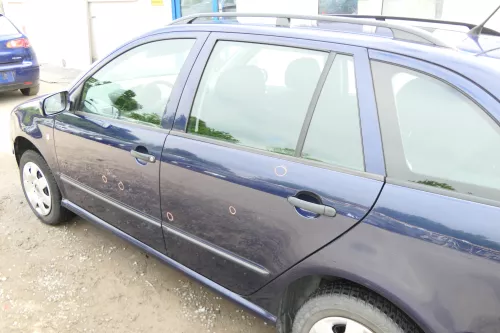 Skoda Fabia 6Y Combi Variant Kombi Tür hinten links blau LF5U ohne Anbauteile (175736)