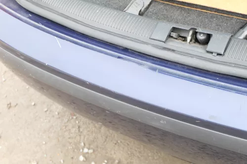 Skoda Fabia 6Y Kombi Stufenheck Stoßstange hinten Heckstoßstange blau LF5U (175738)