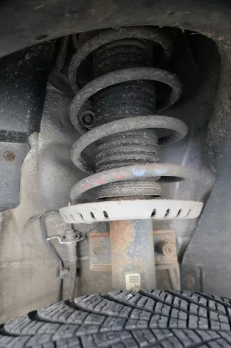 1x Polo 9N 9N3 Fox Ibiza 6L Federbein Stoßdämpfer Feder vorne 6Q0413031CE (175752)