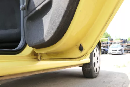 Skoda Fabia 6Y Limousine Schrägheck Tür hinten rechts gelb LF1R (175772)